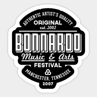 Bonnaroo 2007 (white) Sticker